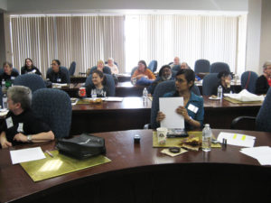 A shot of all the writers--so much good energy!