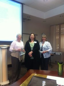 SCWF co-founder Karen Probert, Dream Write President Linda Pedley, & Conference organizer Mandy Barnett