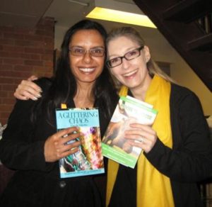 Me and author Lisa de Nikolits